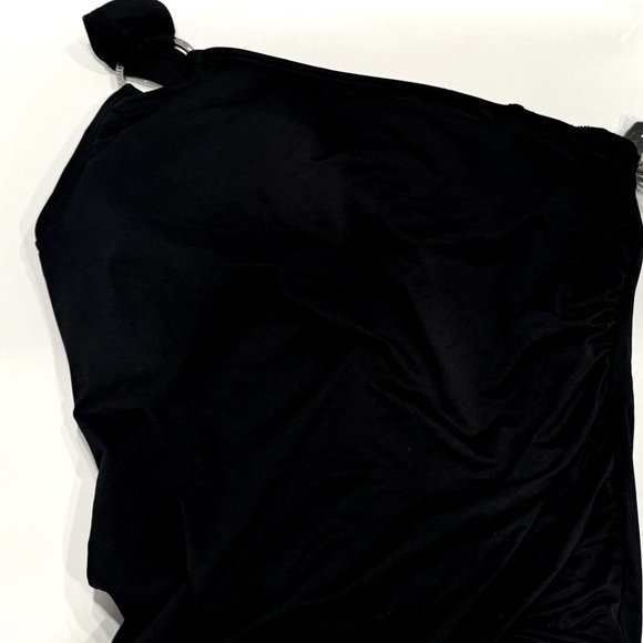 Michael Kors Swimwear One Shoulder Underwire Bra Embellished One Swimsui… - Picture 11 of 16